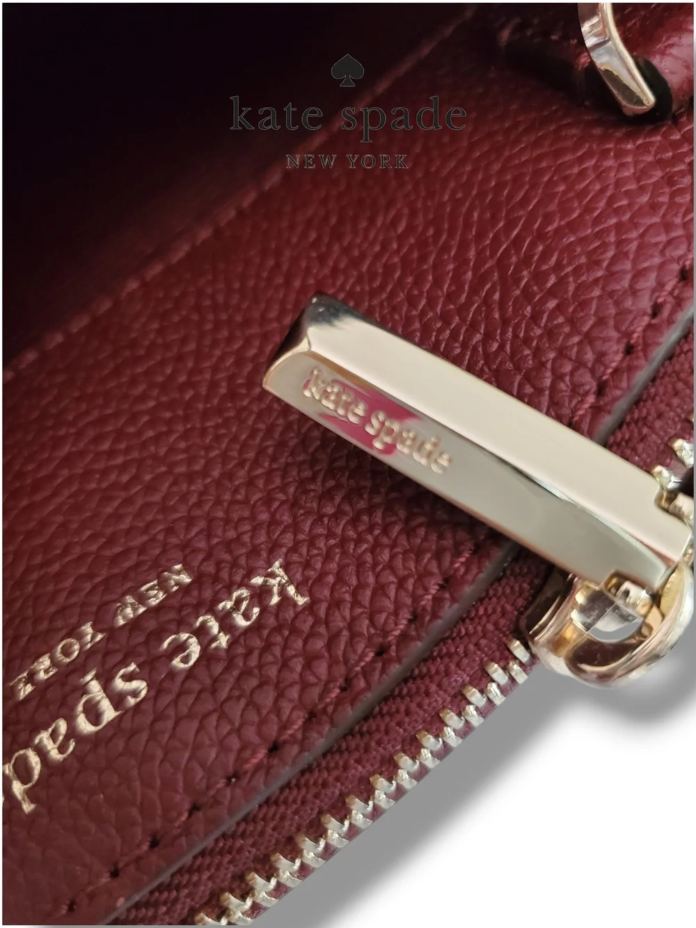 kate spade New York Margaux Pink and Burgundy Leopard Haircalf Mini Satchel - Picture 15 of 17